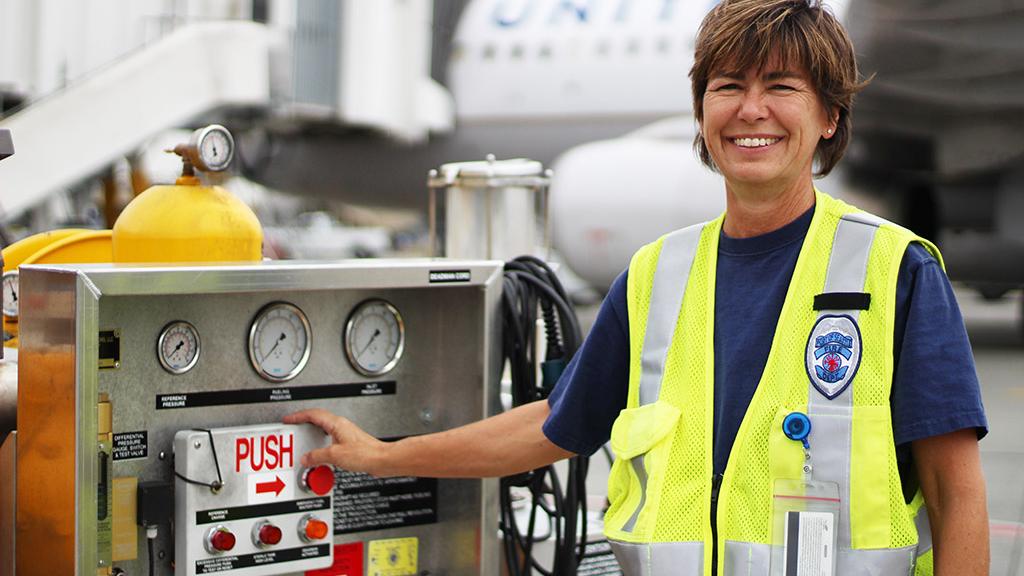 Firefighter Lisa Kolwitz
