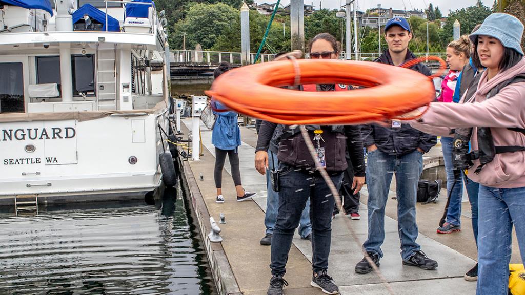 Click on the image to go to a blog post about the Port's Youth Maritime Career Launch program. 